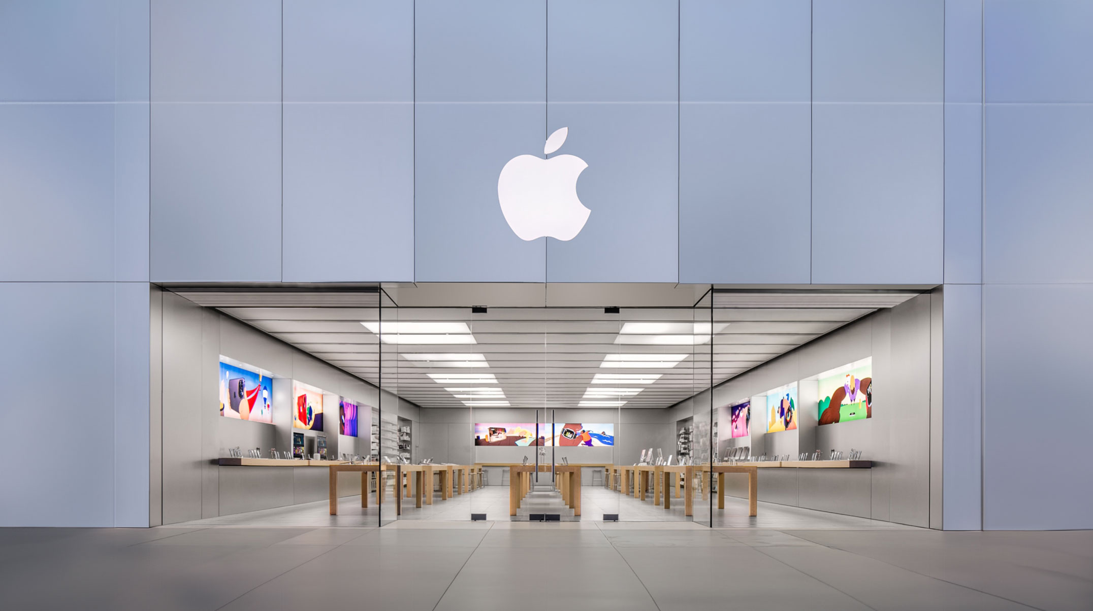 Libertyville, Illinois anti-graffiti protected storefront